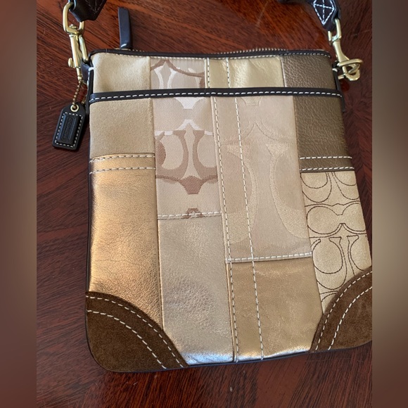 Coach Patchwork Swingpack Messenger Cross Body Handbag - Picture 11 of 14